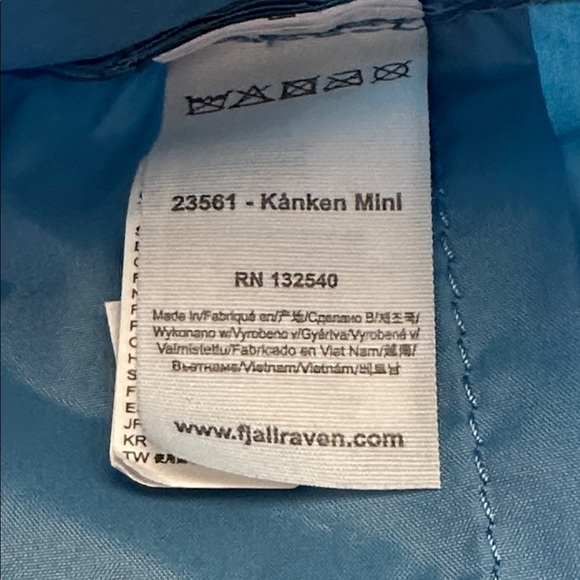 Fjallraven Mini Kanken backpack Ultramarine blue - Picture 4 of 15